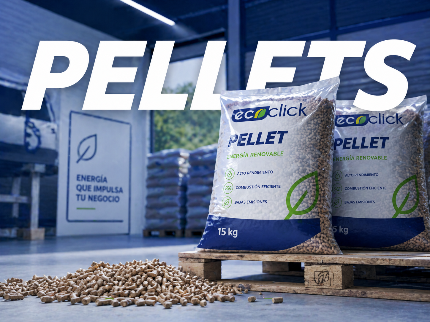Distribucion de pellet Ecoclick