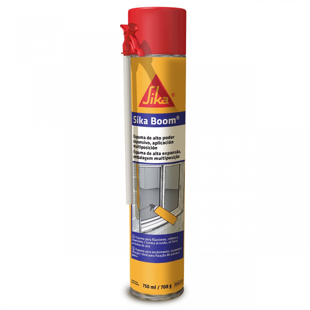Sika Boom 180 Espuma De Poliuretano Autoexpansiva 500ml
