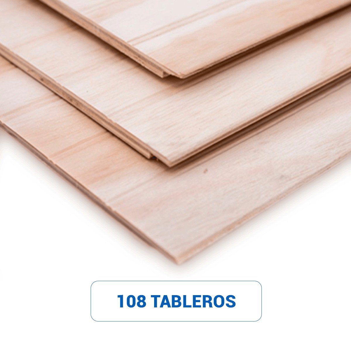 Pack 108 Terciados Ranurados Colonial W5 9mm de 1,22x2,44m - Imagen 2