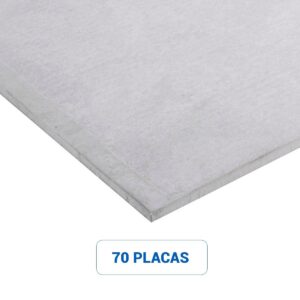 Pack 70 Placas de Fibrocemento Lisa Volcanboard de 6mm espesor con 1,20m ancho y 2,40m largo