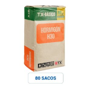 Pack 80 Hormigones H30 TX-Básico de 25kg