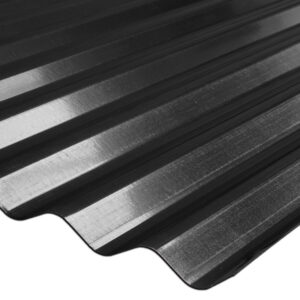 Plancha Zincalum Acanalada 0,35mm de 0,851x3m Negro